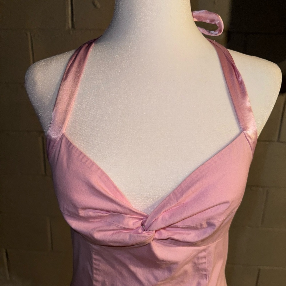 Express Pink Ribbon Mini Dress - Picture 2 of 4